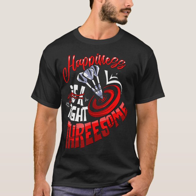 Mörts spelarlycka är en häftig trekant t shirt (Framsida)