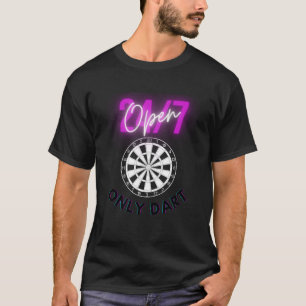 Mörts varje eftermiddag Dart Citat 7 T Shirt