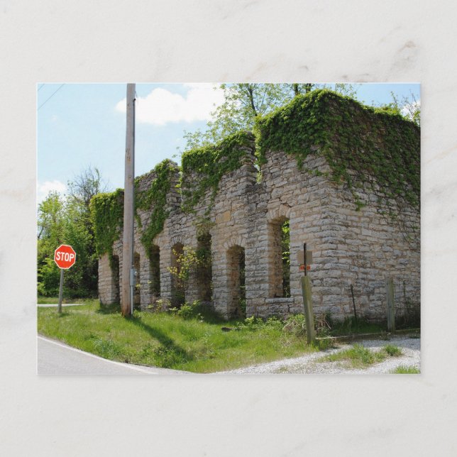 Mortuary and Casket Factory on Route 66 Vykort (Framsida)