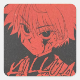 morua fyrkantigt klistermärke