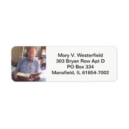 Mory V. Westerfield returetiketters Returadress Etikett