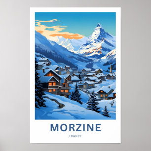 Morzine France Travel Skriv ut Poster