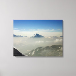 Morzine Frankrike Helgdag Card Canvastryck