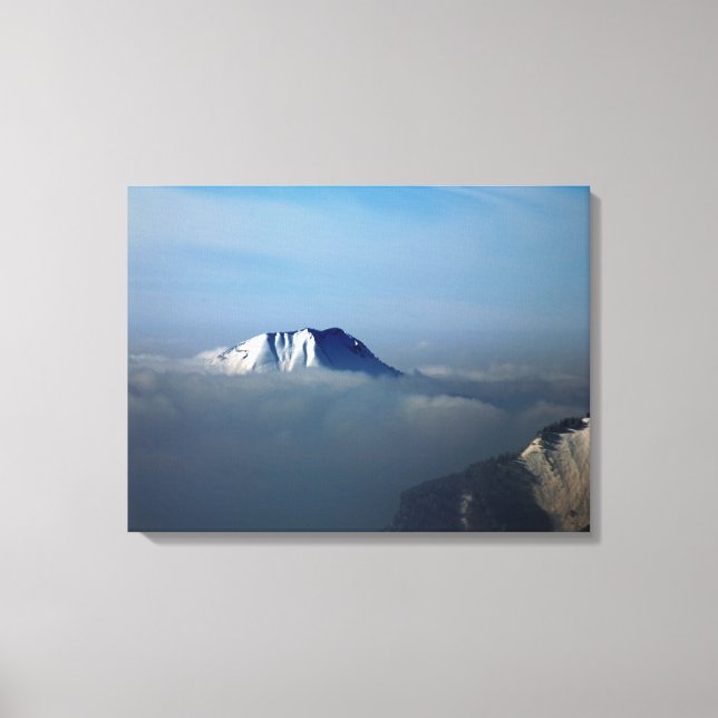 Morzine Frankrike Helgdag Card Canvastryck (Framsida)