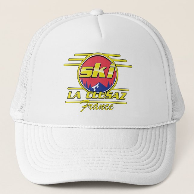 Morzine Frankrike Skida 80-tal logo Keps (Framsida)