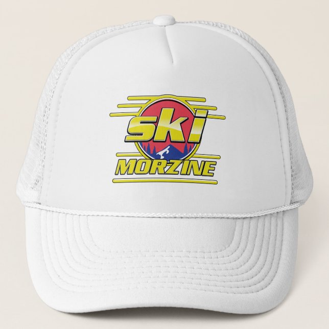 Morzine Frankrike Skidor 80-tal logo Keps (Framsida)