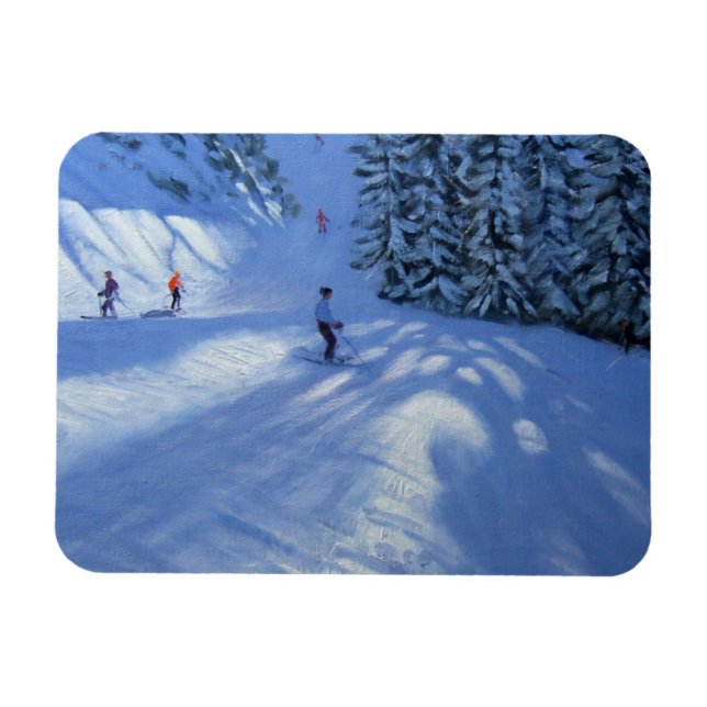 Morzine ski springa magnet (Horisontell)