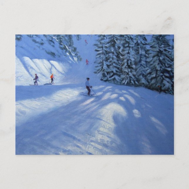 Morzine ski springa vykort (Framsida)