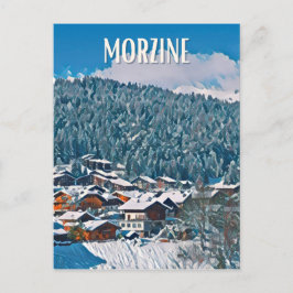 Morzine Station de ski Vykort
