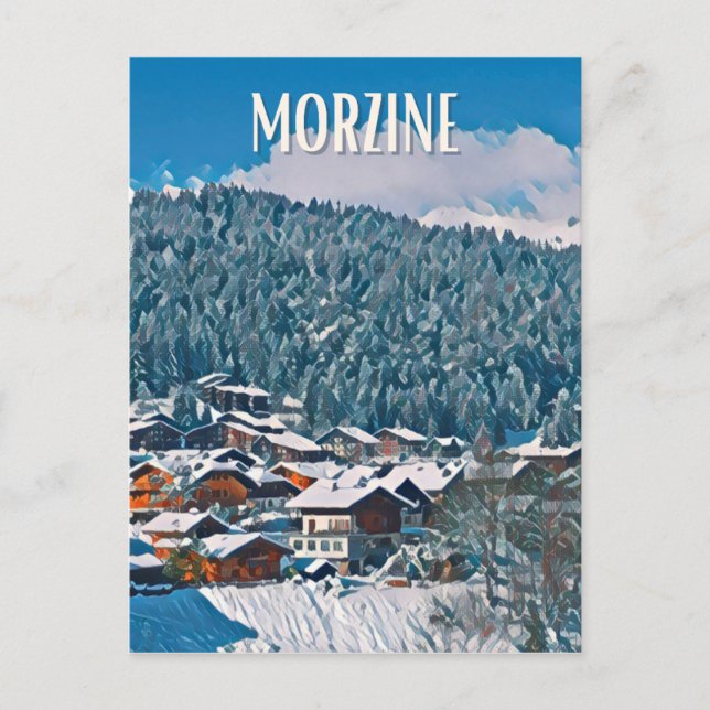 Morzine Station de ski  Vykort (Framsida)