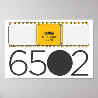MOS 6502 Poster