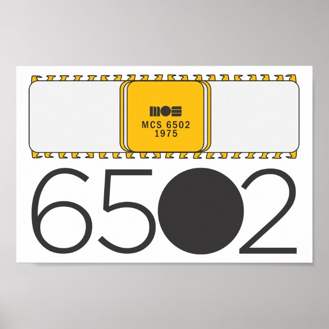 MOS 6502 Poster (Framsidan)
