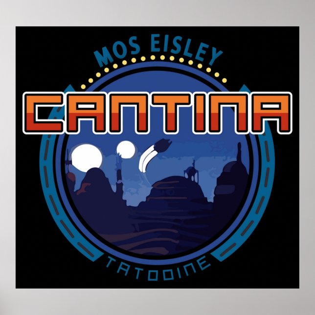 Mos Eisley Cantina Tatooine Poster (Framsidan)