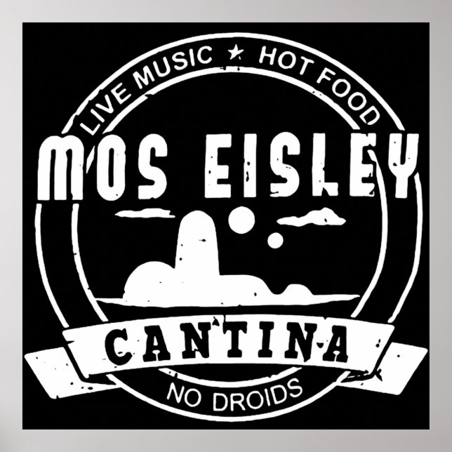 Mos Eisley Cantina TShirt Poster (Framsidan)