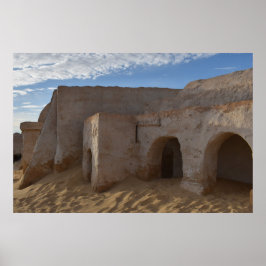 Mos Espa på planeten Tatooine Affisch