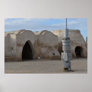 Mos Espa på planeten Tatooine Affisch