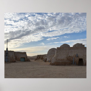 Mos Espa på planeten Tatooine Affisch