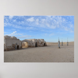 Mos Espa på planeten Tatooine Affisch