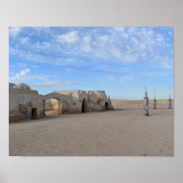 Mos Espa på planeten Tatooine Affisch
