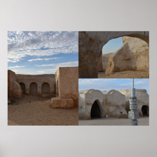 Mos Espa på planeten Tatooine Affisch