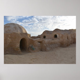 Mos Espa på planeten Tatooine Affisch