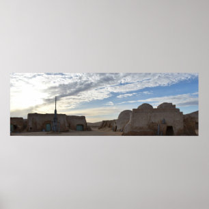 Mos Espa på planeten Tatooine Affisch