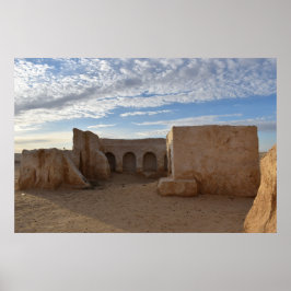 Mos Espa på planeten Tatooine Poster