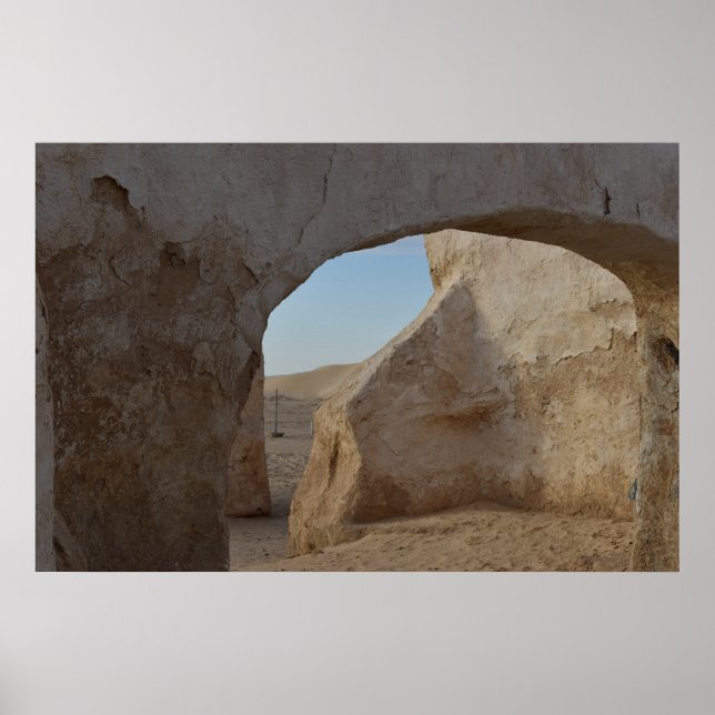 Mos Espa på planeten Tatooine Poster (Framsidan)