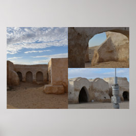 Mos Espa på planeten Tatooine Poster