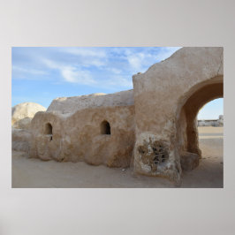 Mos Espa på planeten Tatooine Poster