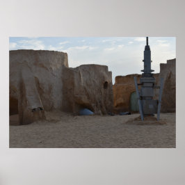 Mos Espa på planeten Tatooine Poster