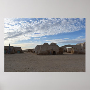 Mos Espa på planeten Tatooine Poster