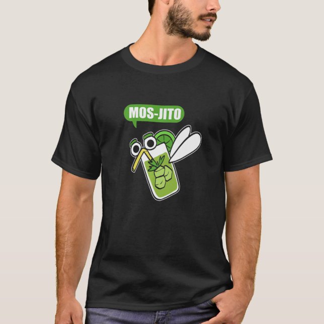 Mos jito Bartender T Shirt (Framsida)