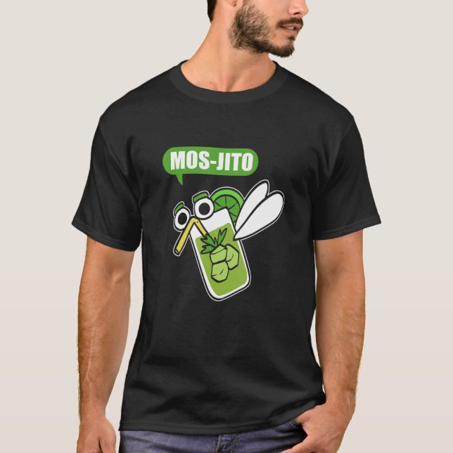 Mos jito Bartender T Shirt (Framsida)