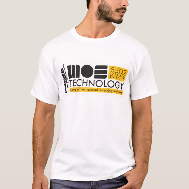 MOS Technology 6502 & Kim-1 T-shirt (Framsida)