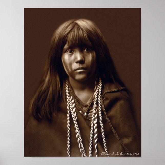 Mosa - A Mojave Woman - Native American Archives Poster (Framsidan)