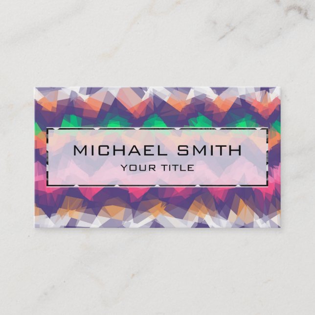 Mosaic Abstrakt Art. 15 Visitkort (Framsida)