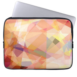 Mosaic Abstrakt Art | Modern geometrisk Mönster 24 Laptop Sleeve