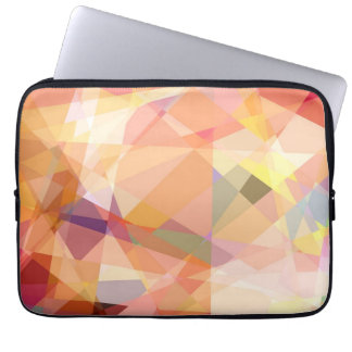 Mosaic Abstrakt Art | Modern geometrisk Mönster 24 Laptop Sleeve
