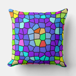 Mosaic Abstrakt Mönster för Pillows Kudde