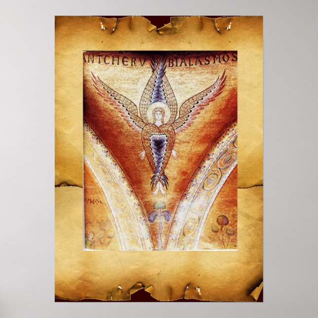 MOSAIC ANGEL, Brown Parchment Poster (Framsidan)