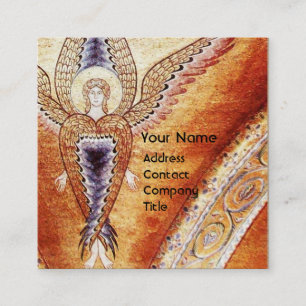 MOSAIC ANGEL MONOGRAM FYRKANTIGT VISITKORT