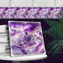 Mosaic Art - Ametyst och päron