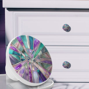 Mosaic Art - Dreamy Fluorite Knopp