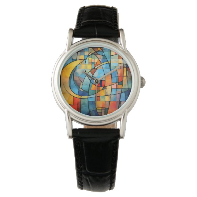 Mosaic Art Watch Armbandsur (Framsida)