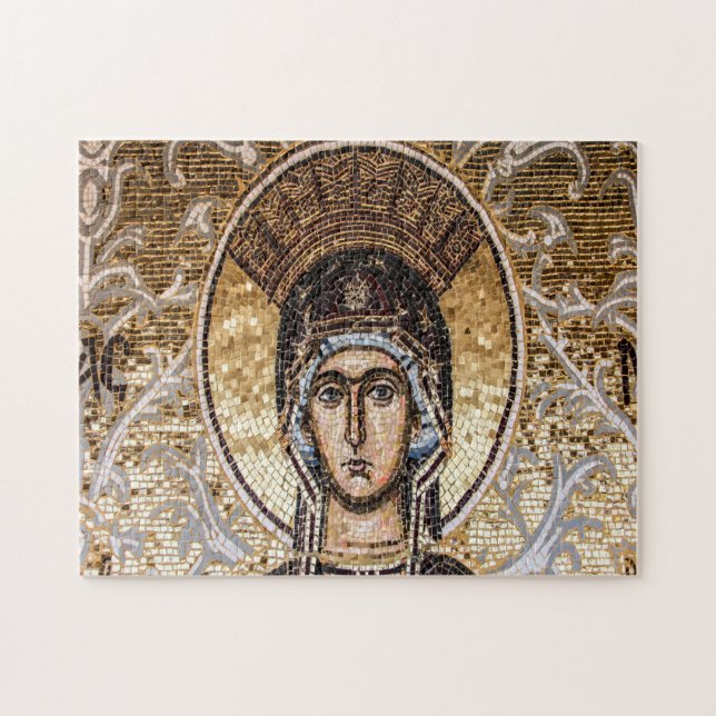 Mosaic Ayia Napa Virgin Mary Cyprus. Pussel (Horisontell)
