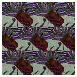 Mosaic bild med den i ljust grönt pistascho tyg