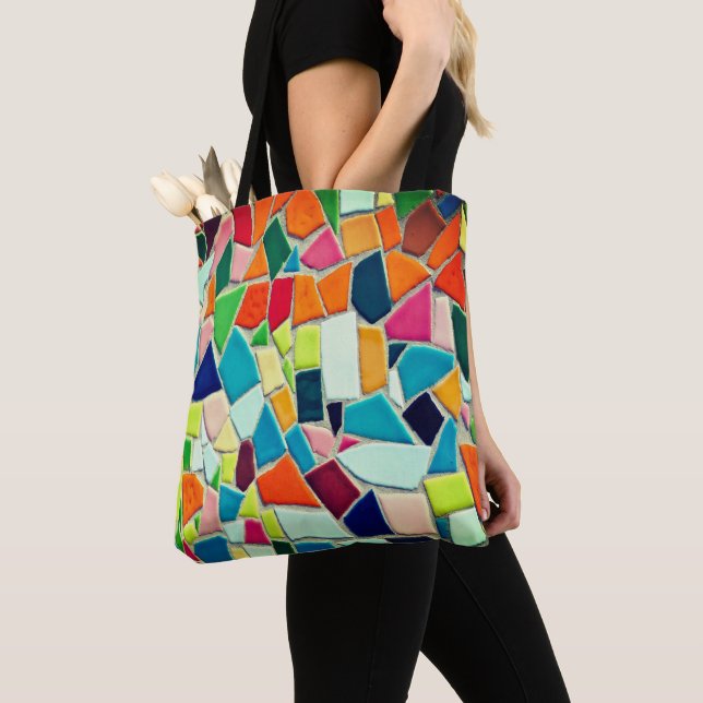 Mosaic Carry-All Tygkasse (Närbild)