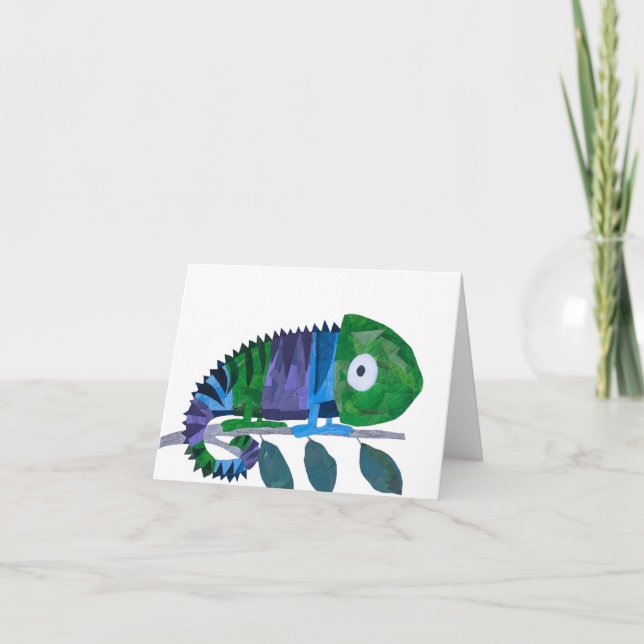 Mosaic Chameleon Card Kort (Framsida)