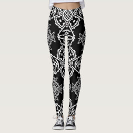 Mosaic Cross Tapet Leggings